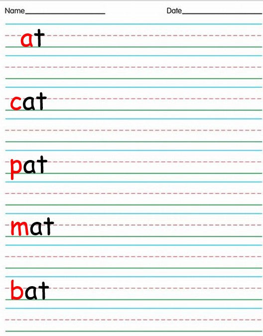 Rhyming Sight Words with Trace Paper