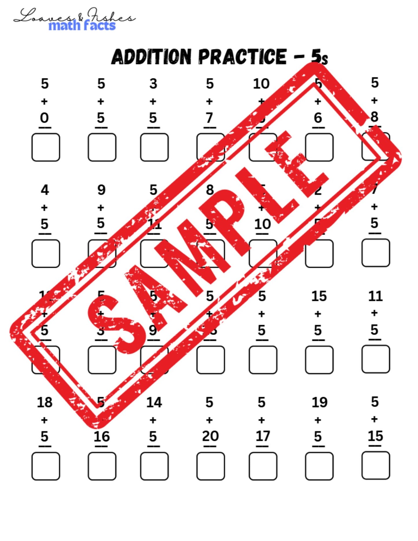 K-2nd Grade Addition Practice Worksheet Bundle